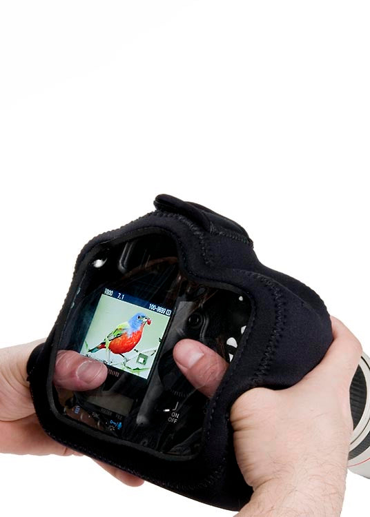 BodyGuard R CB (Clear Back) with Grip Black