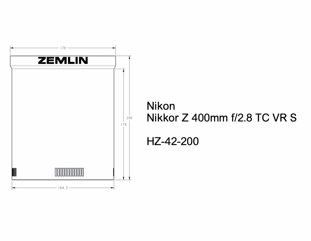 Zemlin hood cover - Nikon z 400 f2.8 HZ-42-200 - Realtree Max 4