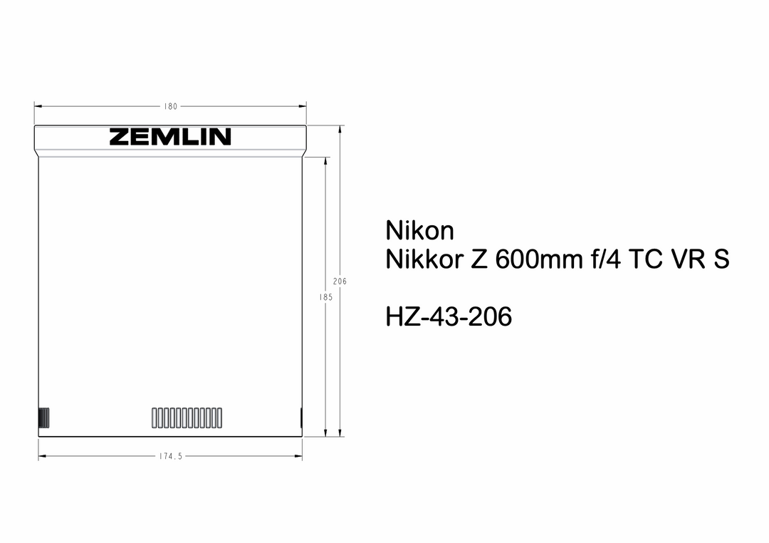 Zemlin hood cover - Nikon z 600 HZ-43-206 - Forest Green