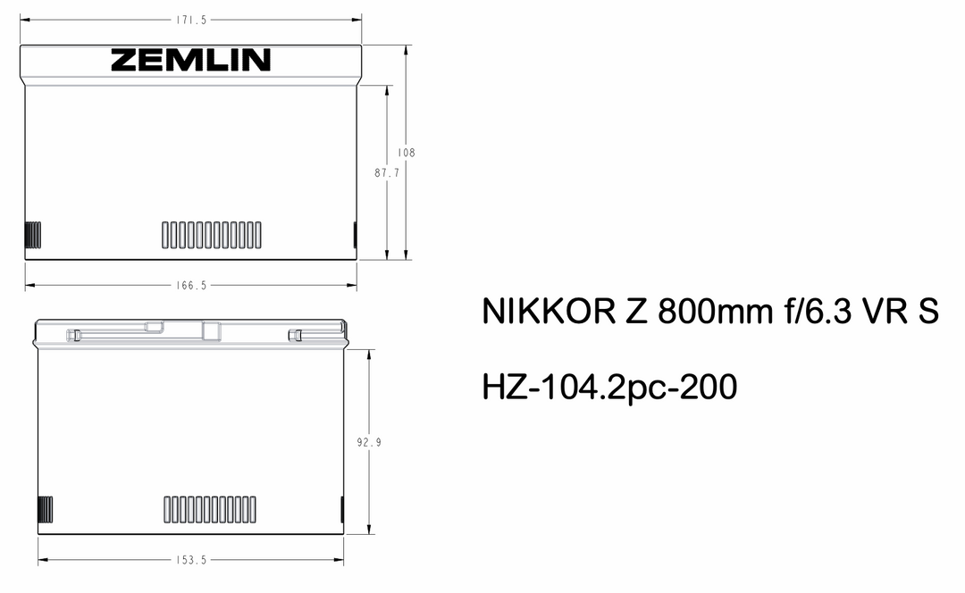 Zemlin hoods for Nikon Z800 6.3 - Realtree Max 5