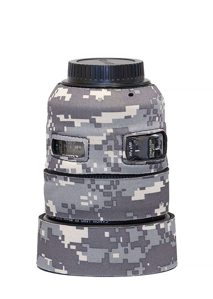 LensCoat Canon 85mm f/1.4 IS - digital camo