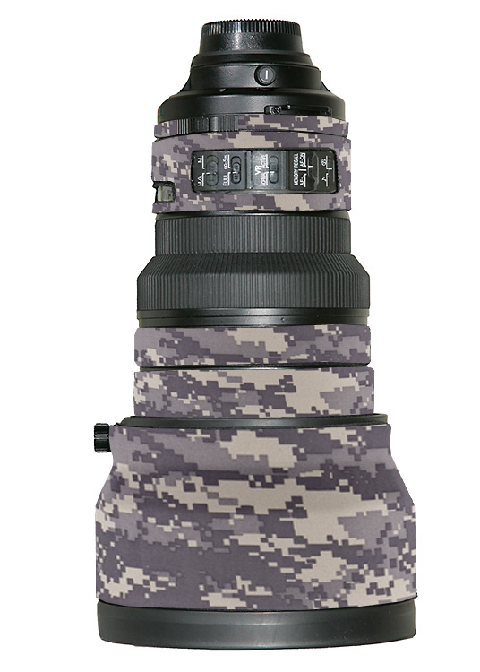 ROLANPRO Nylon Lens Clothing Camouflage Rain Cover for Nikon AF-S 70-200mm f/2.8E FL ED VR Lens Protection Sleeve 